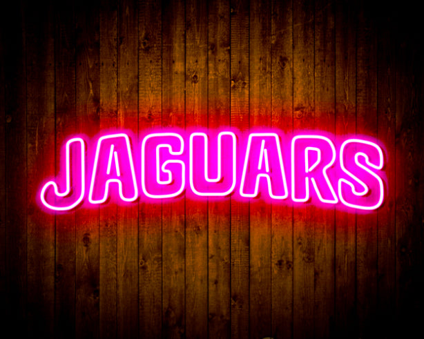 Jacksonville Jaguars Handmade Neon Flex Led Light Sign