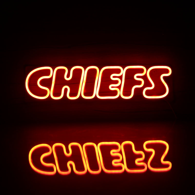 NFL CHIEFS Handmade Neon Flex LED Sign - ProLedSign