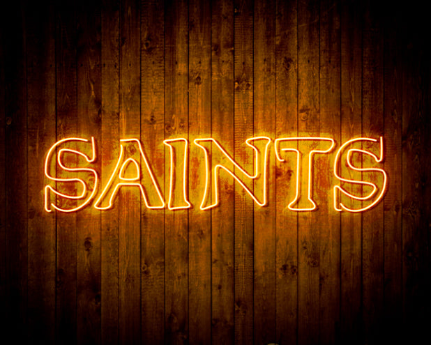 NFL SAINTS Handmade Neon Flex LED Sign - ProLedSign