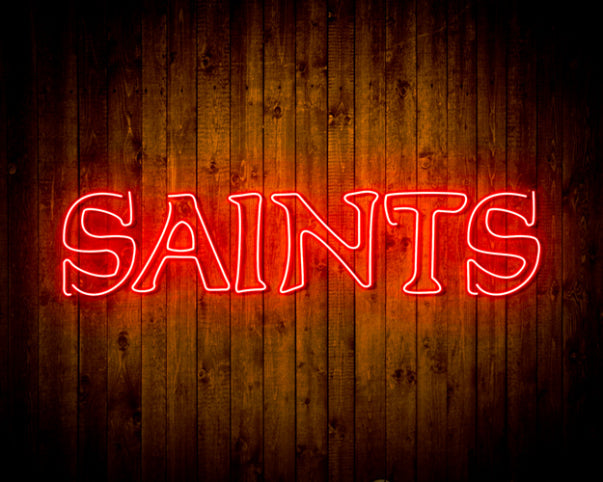 NFL SAINTS Handmade Neon Flex LED Sign - ProLedSign