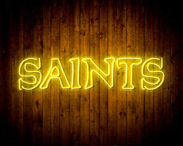 NFL SAINTS Handmade Neon Flex LED Sign - ProLedSign