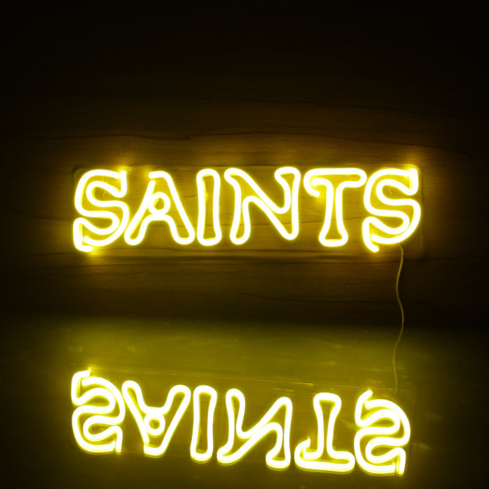 NFL SAINTS Handmade Neon Flex LED Sign - ProLedSign