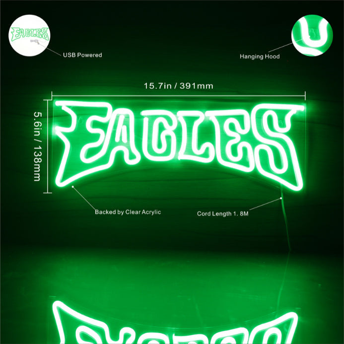 NFL EAGLES Handmade Neon Flex LED Sign - ProLedSign