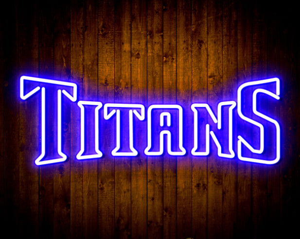 NFL TITANS Handmade Neon Flex LED Sign