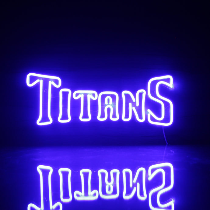 NFL Tennessee TITANS Handmade Neon Flex LED Sign - ProLedSign