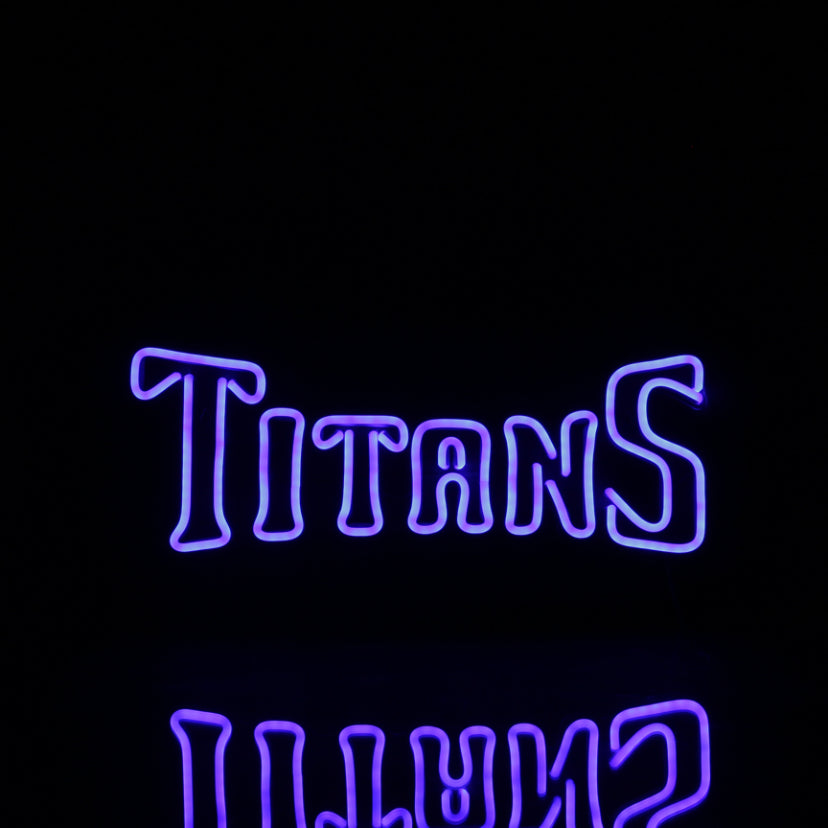 NFL Tennessee TITANS Handmade Neon Flex LED Sign - ProLedSign