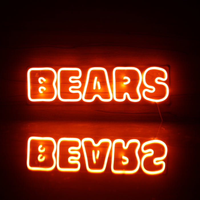 NFL Chicago BEARS Handmade Neon Flex LED Sign - ProLedSign