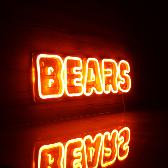 NFL Chicago BEARS Handmade Neon Flex LED Sign - ProLedSign