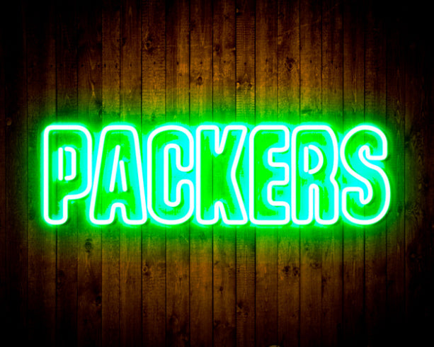 NFL Green Bay PACKERS Handmade Neon Flex LED Sign - ProLedSign