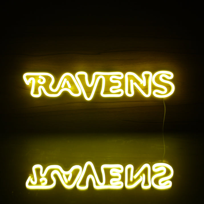 NFL RAVENS Handmade Neon Flex LED Sign - ProLedSign