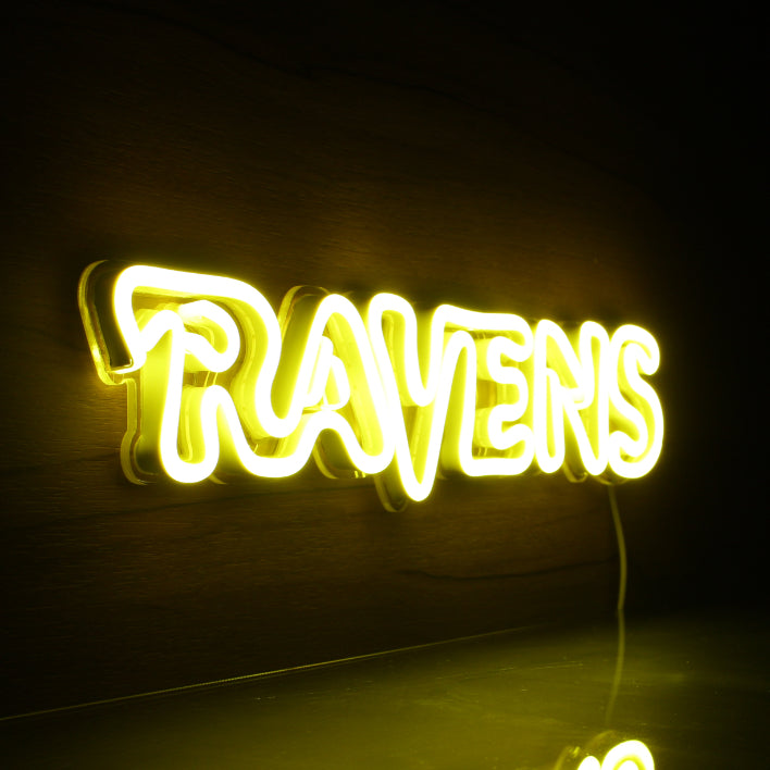 NFL RAVENS Handmade Neon Flex LED Sign - ProLedSign