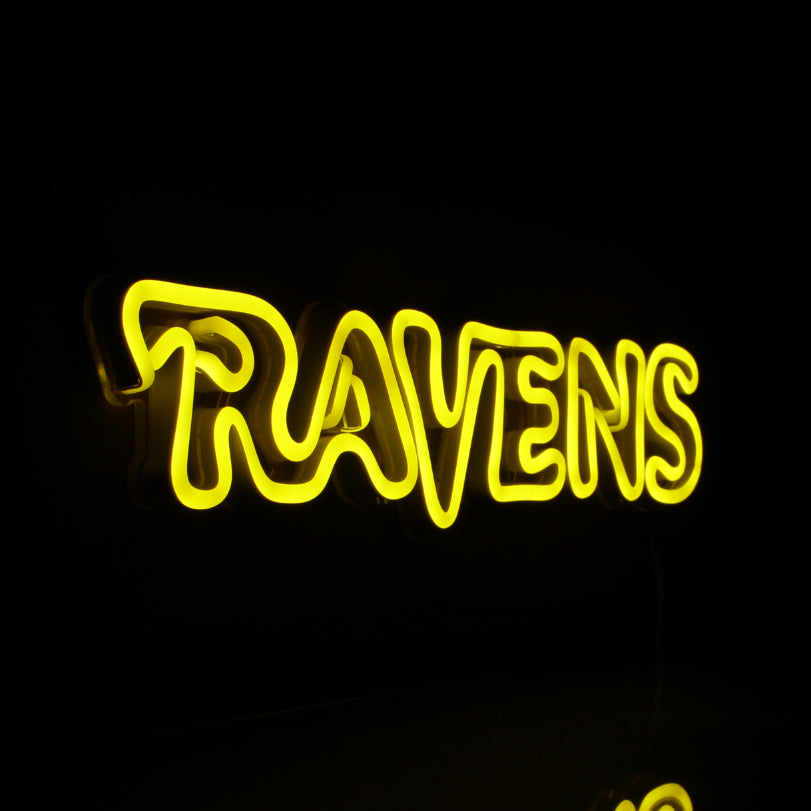 NFL RAVENS Handmade Neon Flex LED Sign - ProLedSign