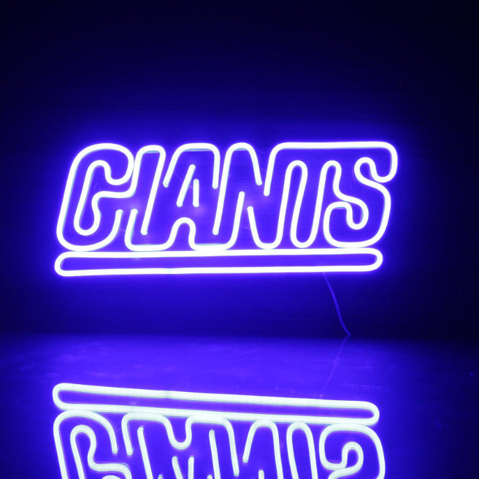 NFL New York Giants Handmade Neon Flex LED Light Sign - led lab cave