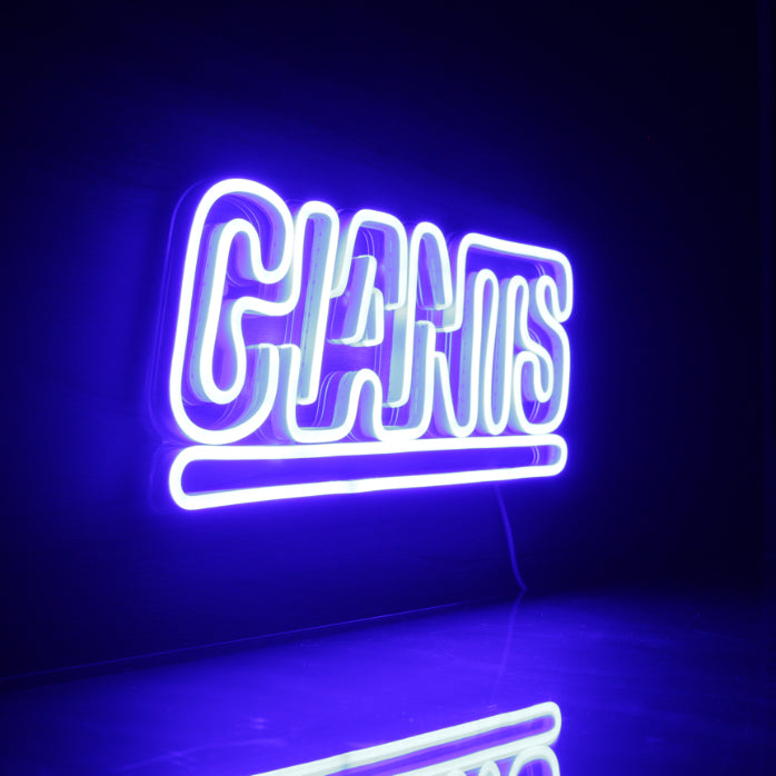 NFL New York Giants Handmade Neon Flex LED Light Sign - led lab cave