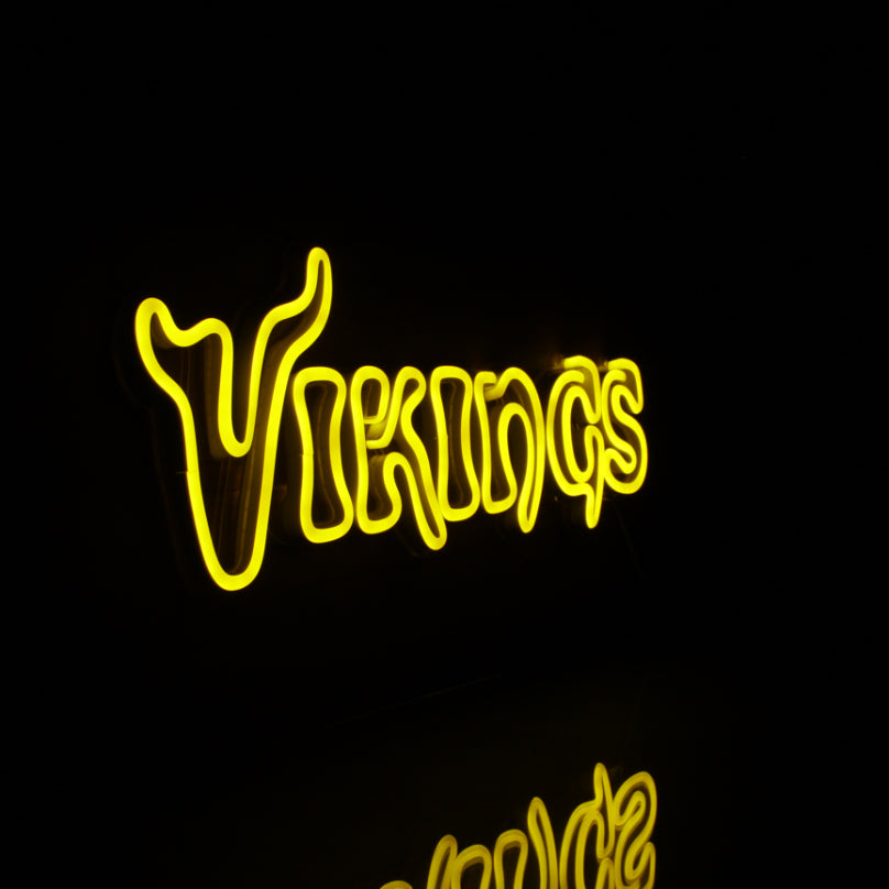 NFL VIKINGS Handmade Neon Flex LED Light Sign - led lab cave