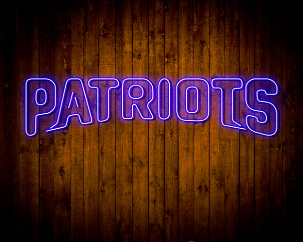 NFL PATRIOTS Handmade Neon Flex LED Sign