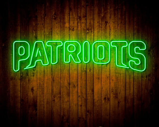 NFL PATRIOTS Handmade Neon Flex LED Sign - ProLedSign