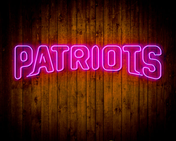 NFL PATRIOTS Handmade Neon Flex LED Sign - ProLedSign