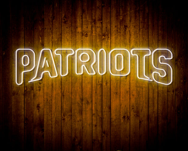 NFL PATRIOTS Handmade Neon Flex LED Sign - ProLedSign