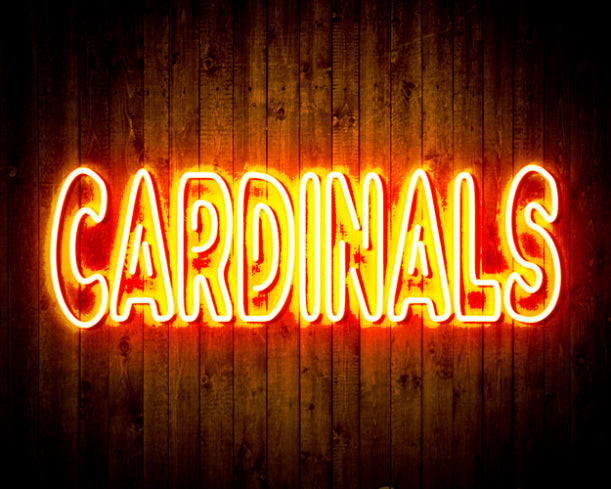 NFL Arizona Cardinals Handmade Neon Flex LED Light Sign - ProLedSign