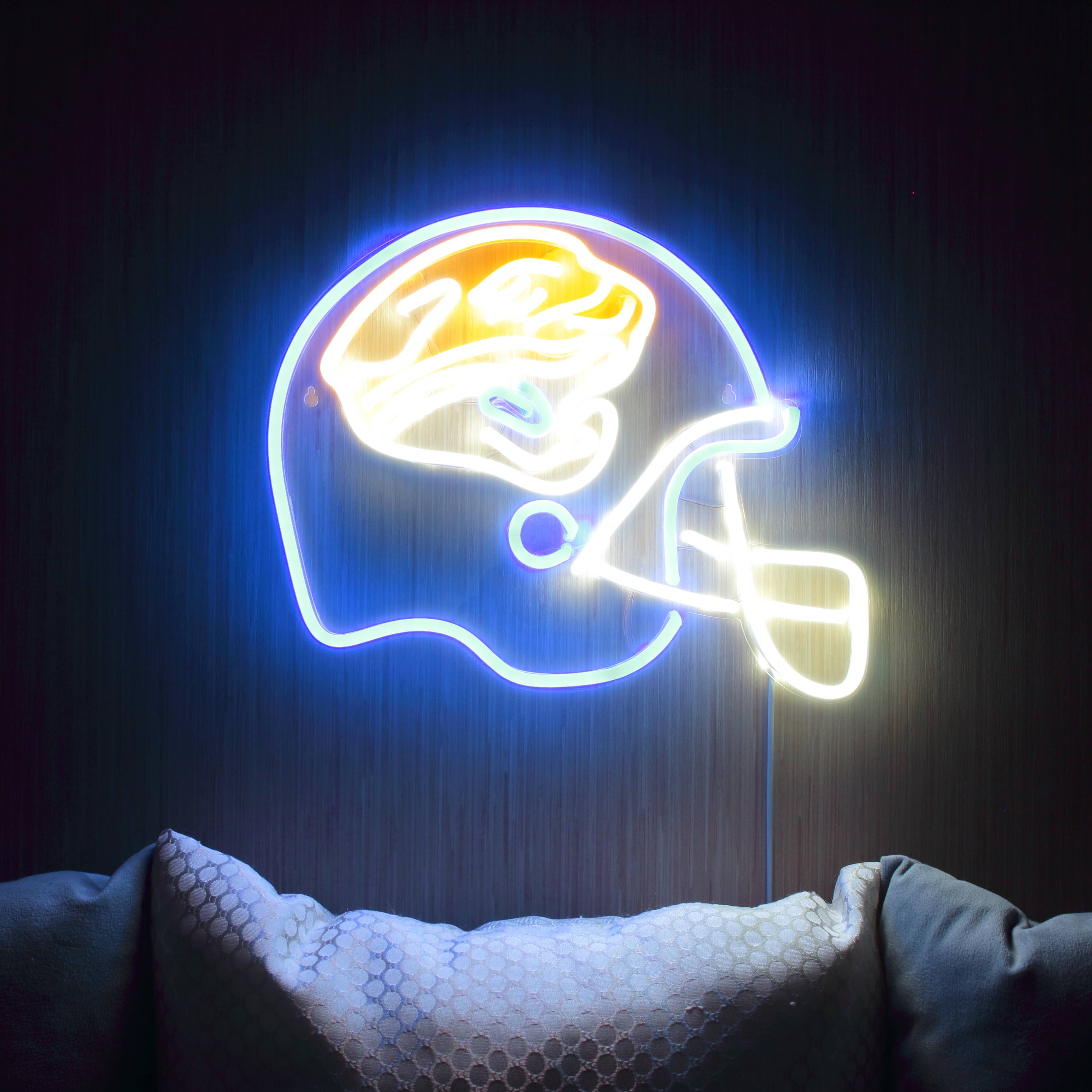 NFL Helmet Jacksonville Jaguars Large Flex Led Light Sign