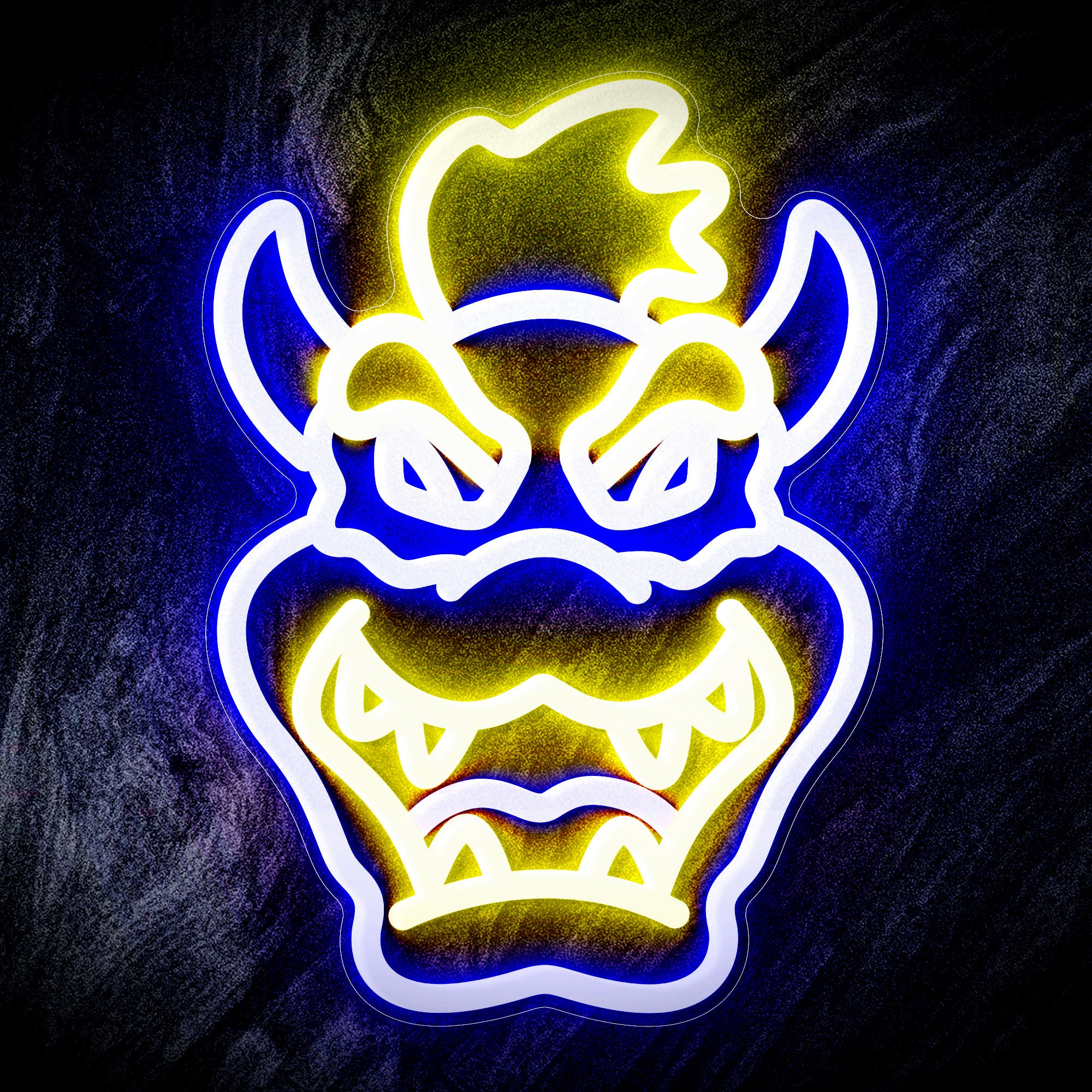 Super mario Bowser Flex Neon-like LED Sign