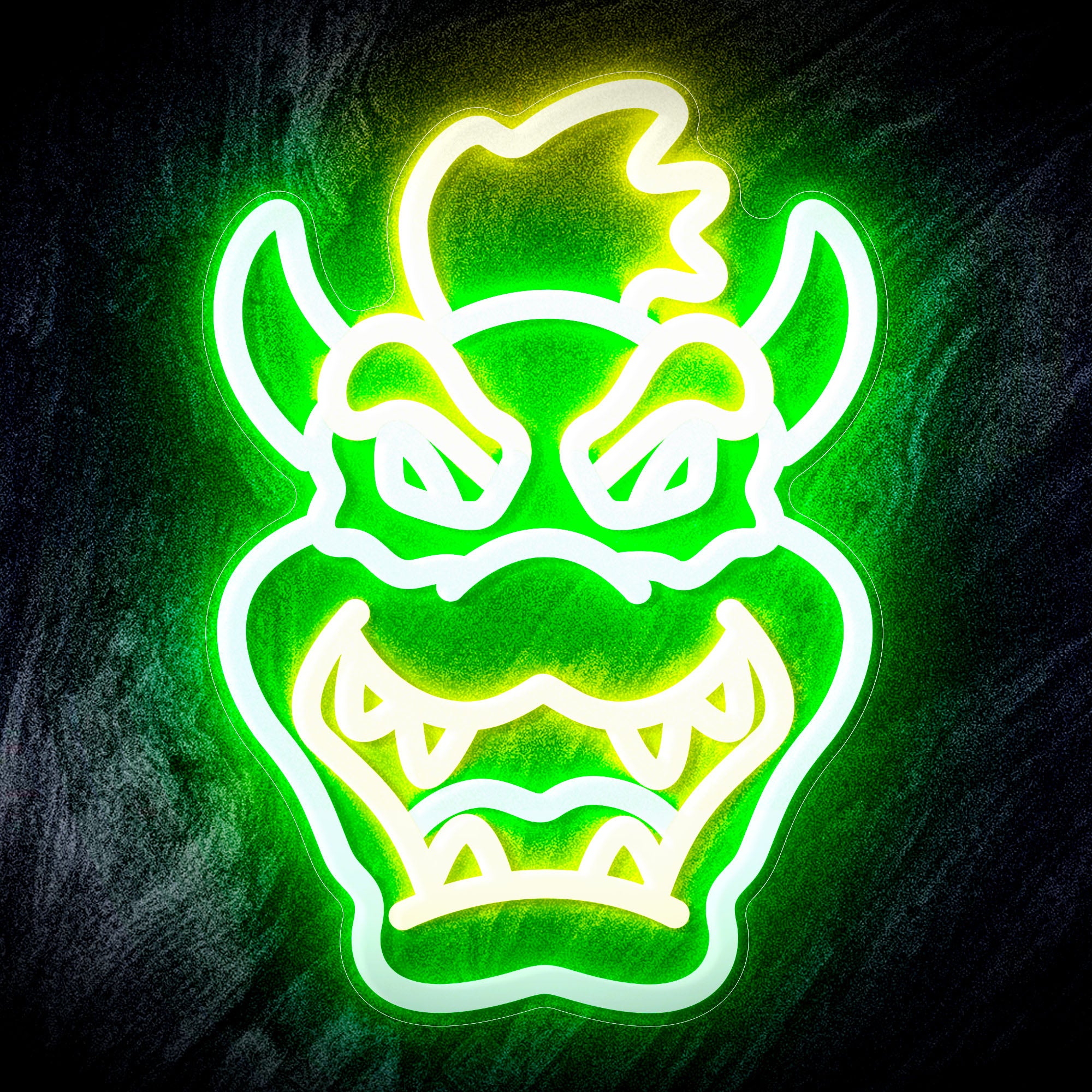 Super mario Bowser Flex Neon-like LED Sign