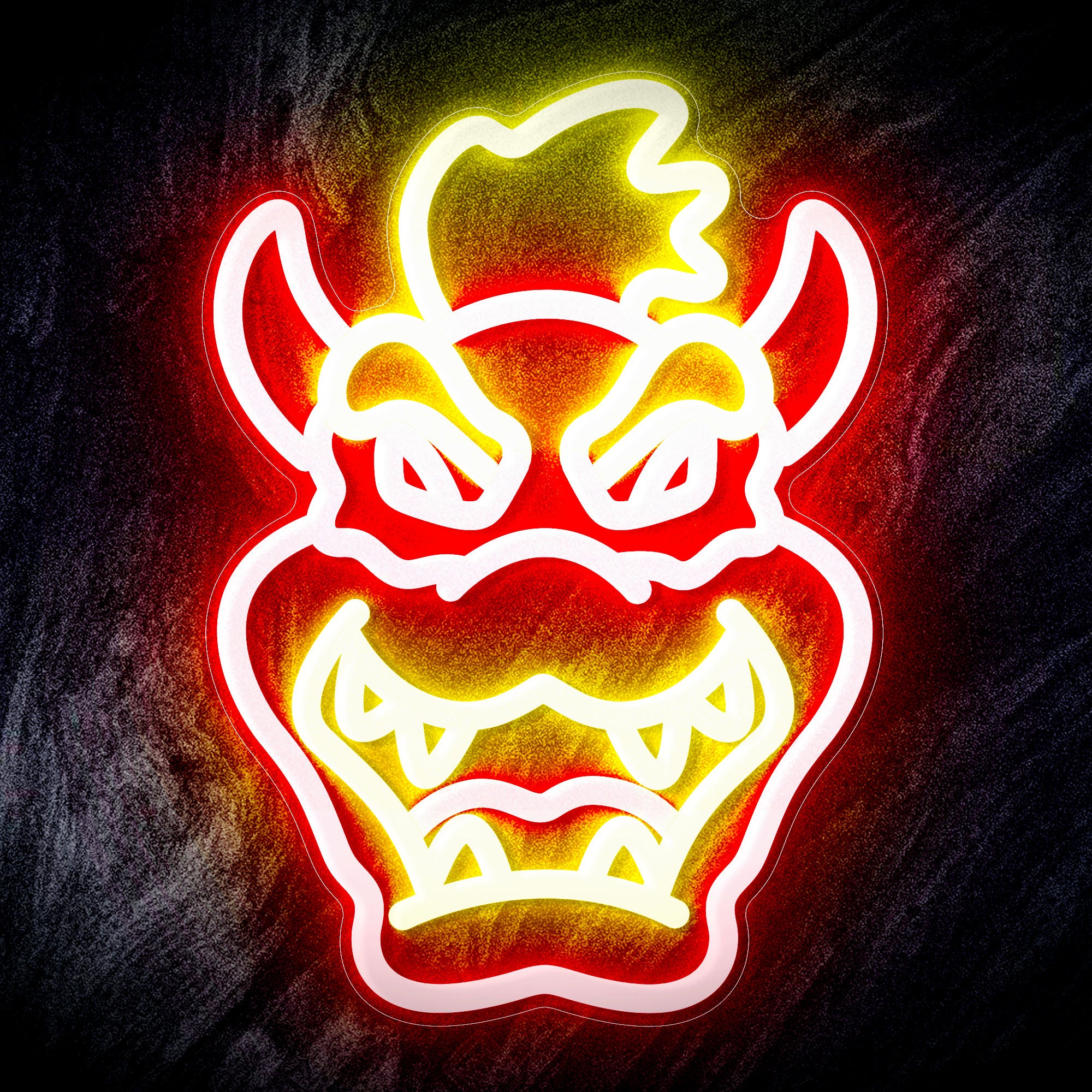 Super mario Bowser Flex Neon-like LED Sign