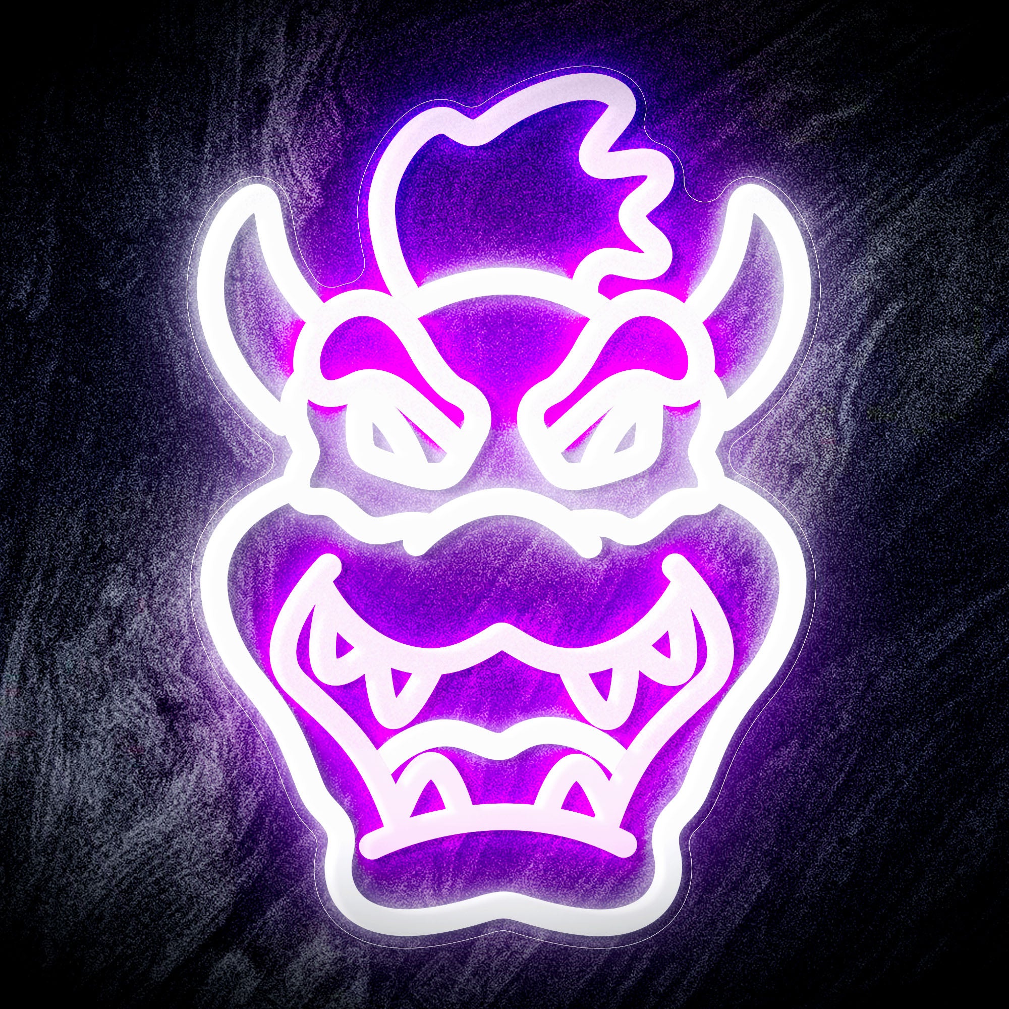 Super mario Bowser Flex Neon-like LED Sign