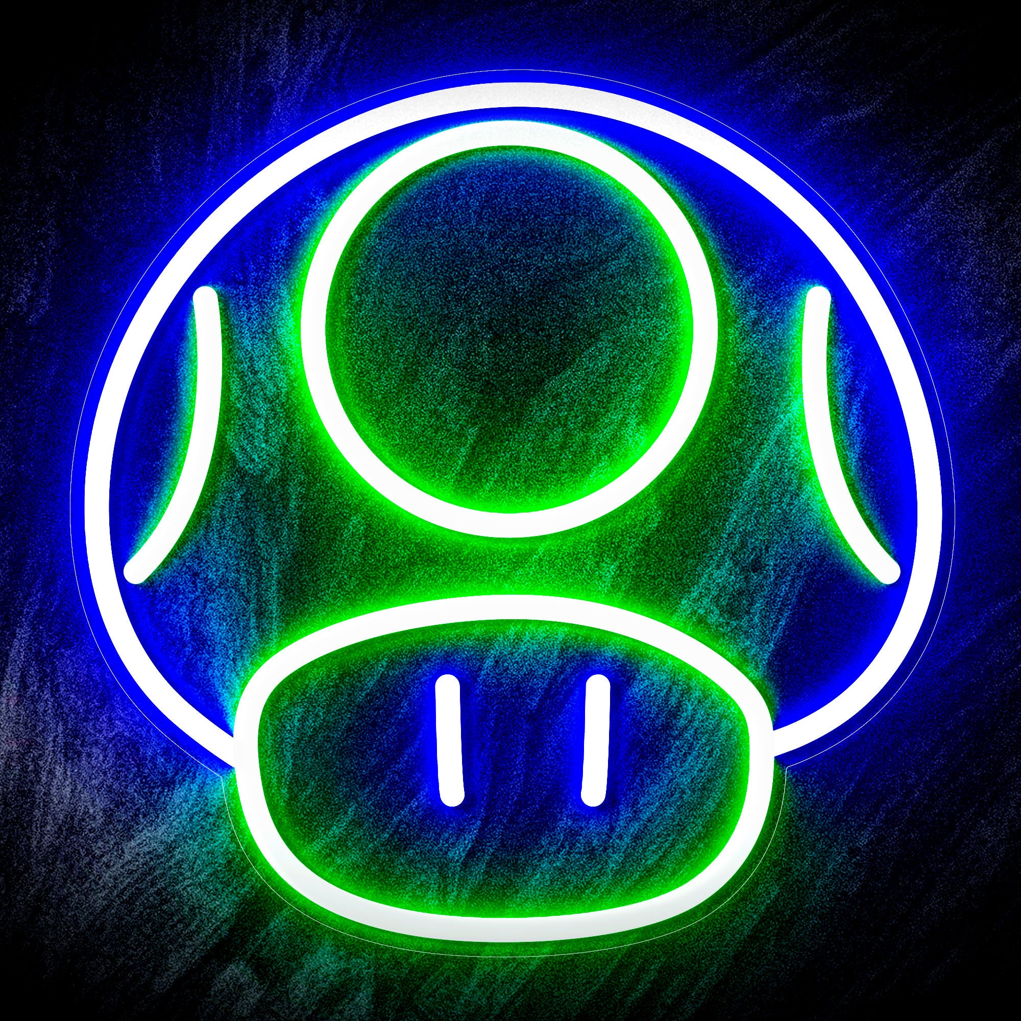 Super mario Mushroom Flex Neon-like LED Sign