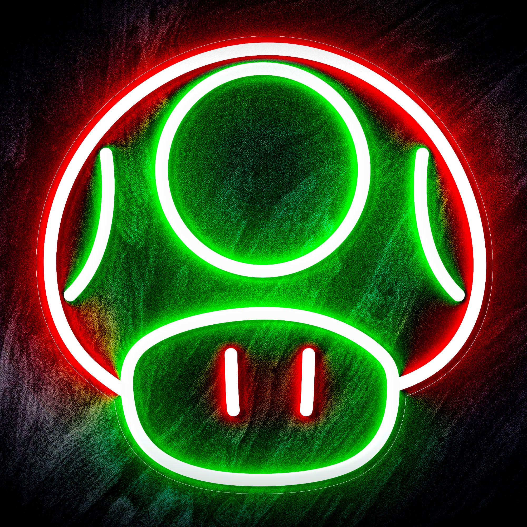 Super mario Mushroom Flex Neon-like LED Sign