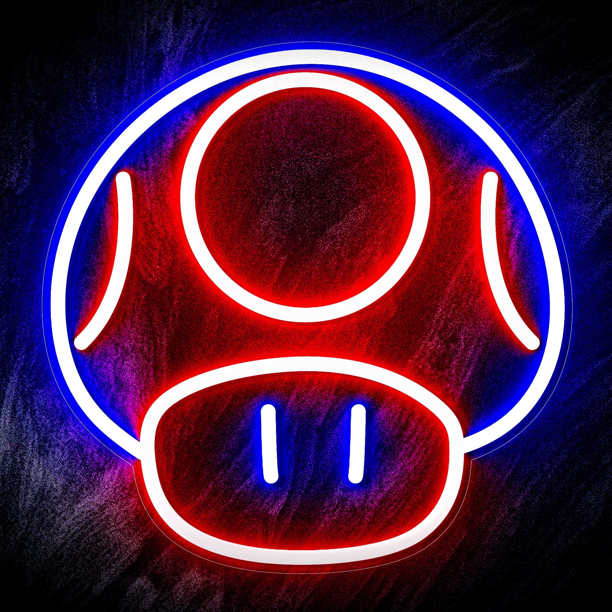 Super mario Mushroom Flex Neon-like LED Sign