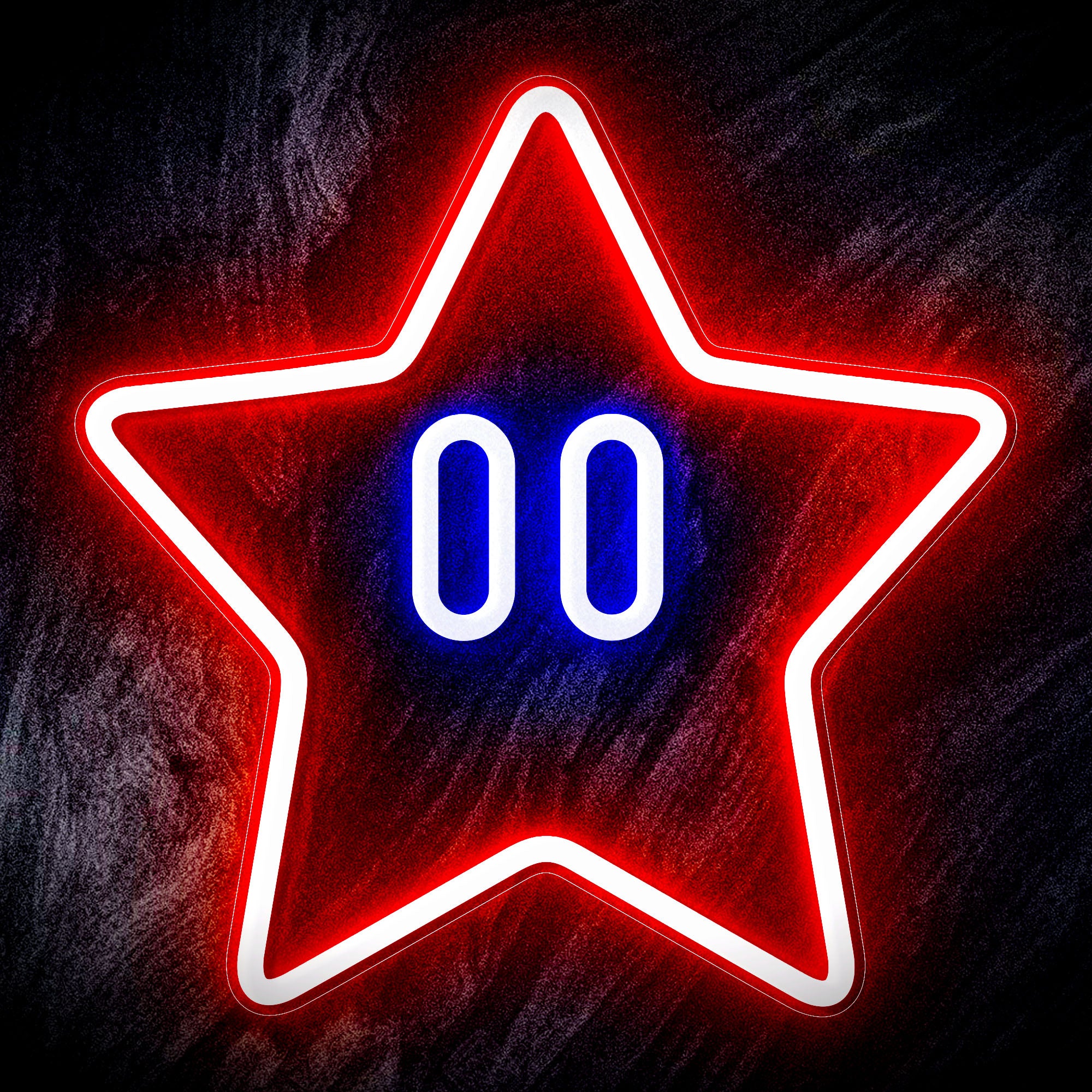 Super Mario Star Flex Neon-like LED Sign