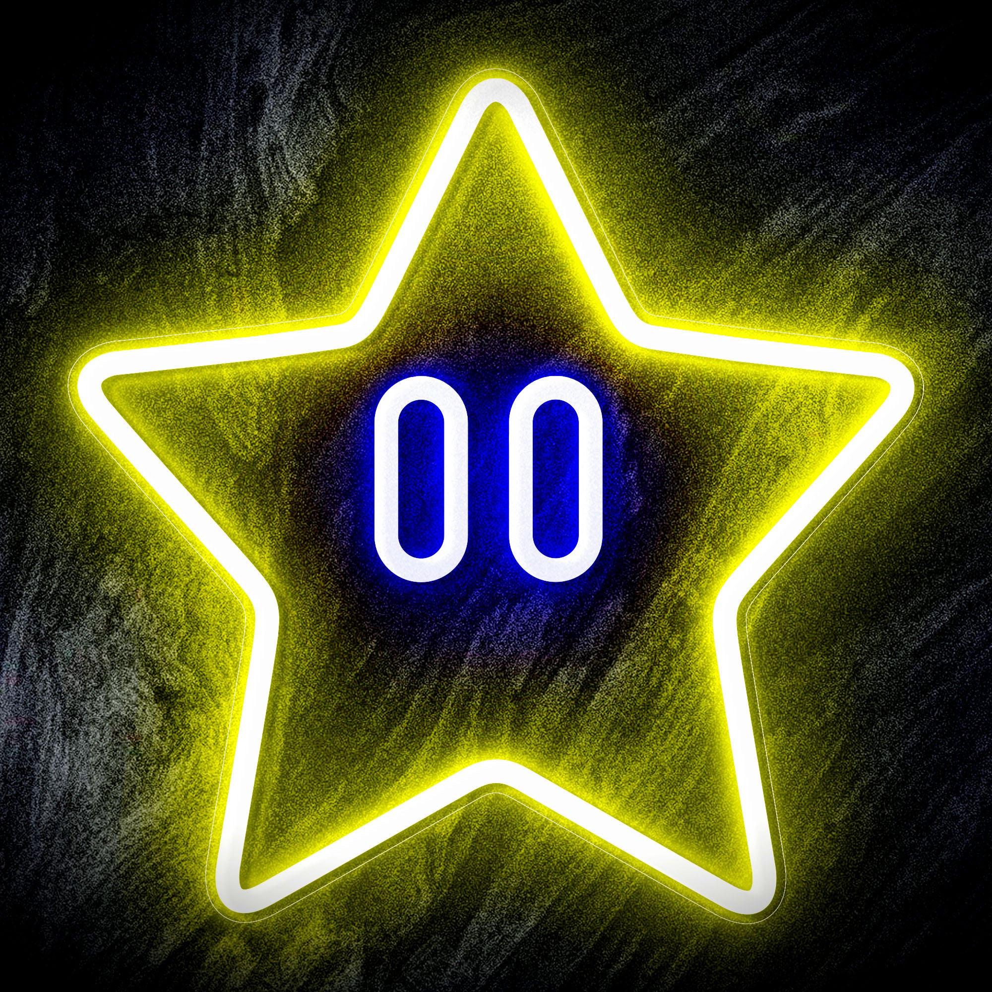 Super Mario Star Flex Neon-like LED Sign