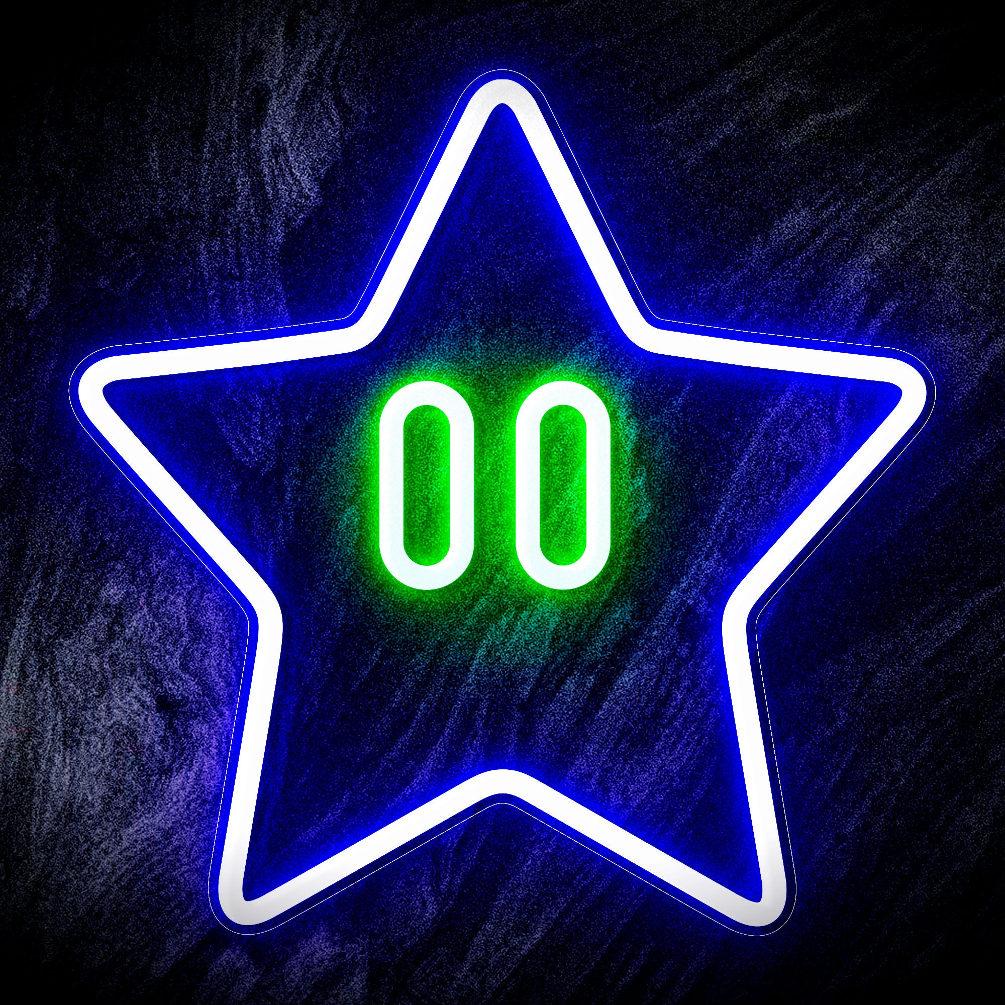 Super Mario Star Flex Neon-like LED Sign