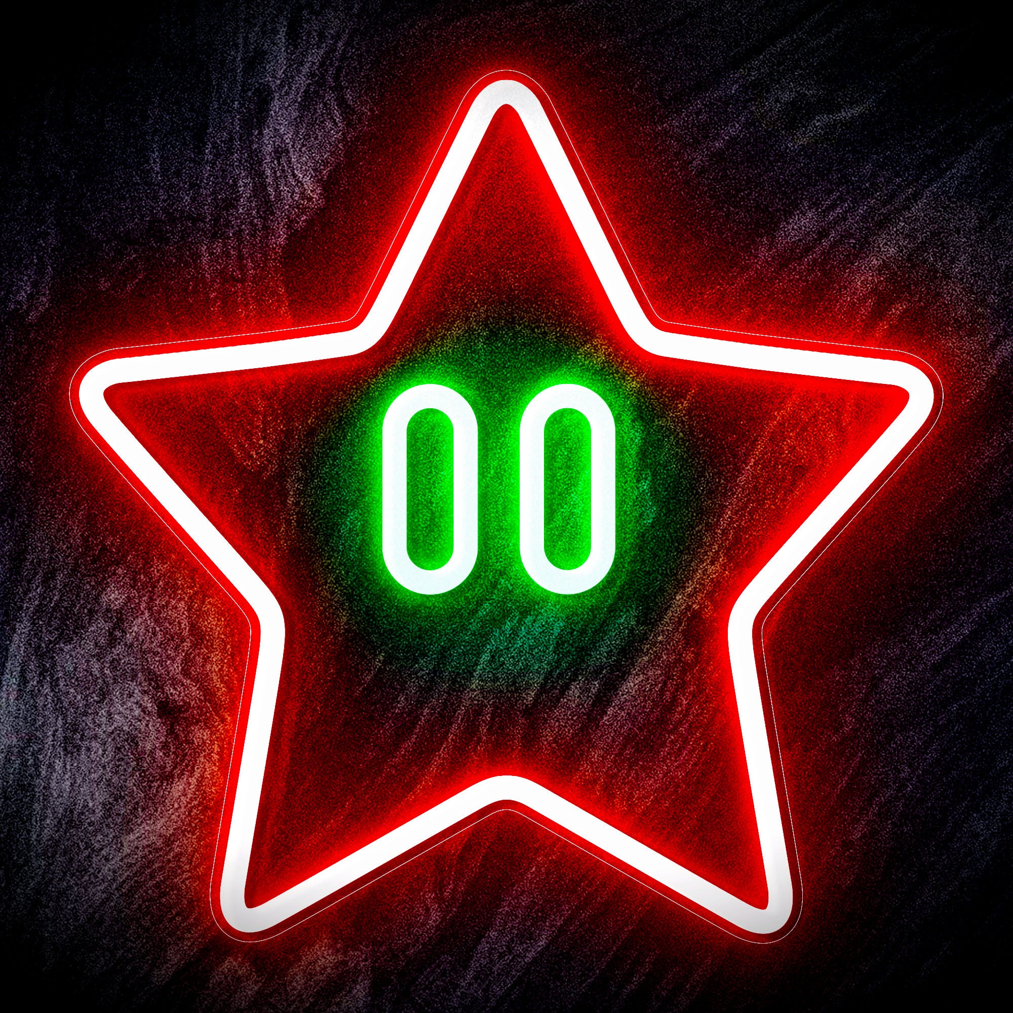 Super Mario Star Flex Neon-like LED Sign