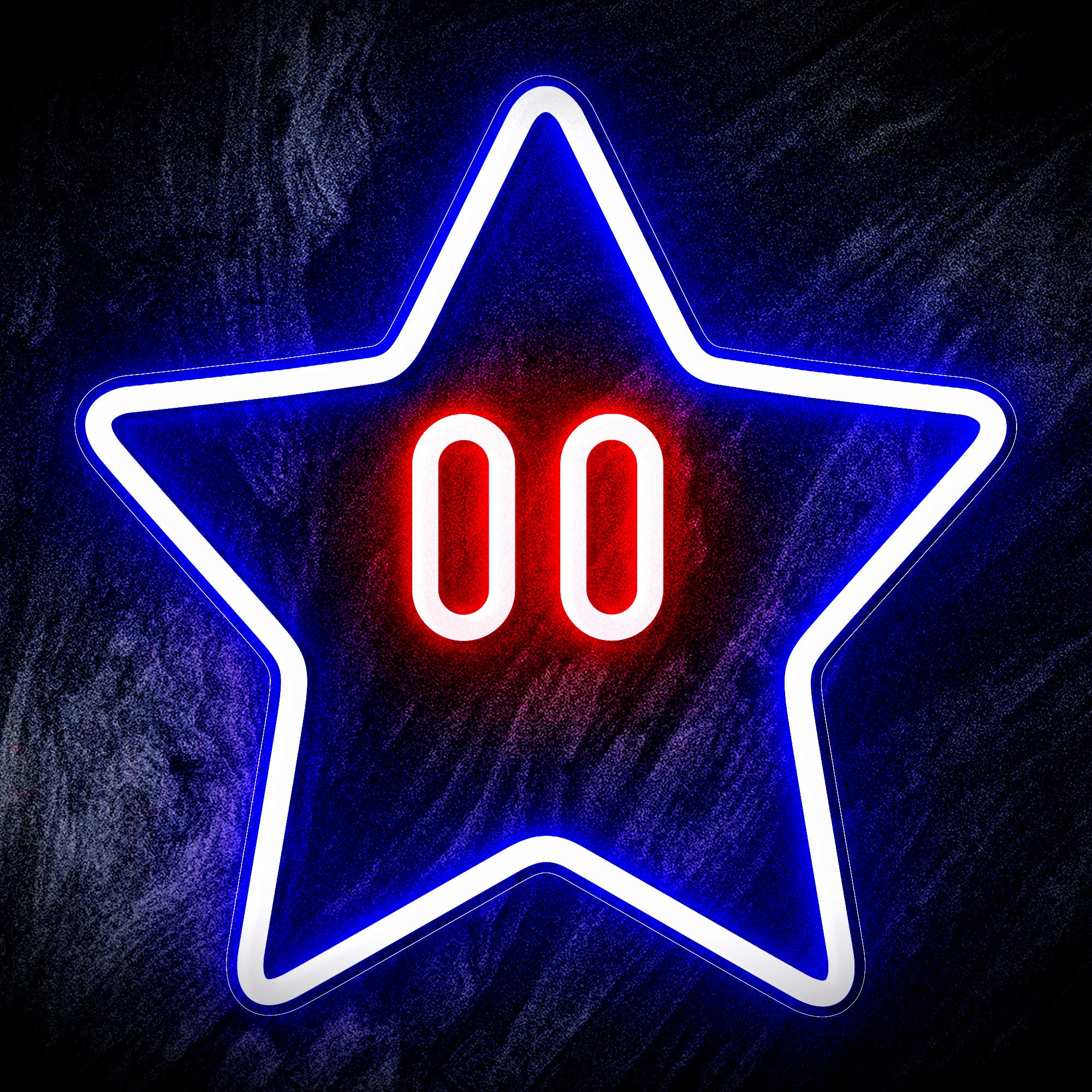 Super Mario Star Flex Neon-like LED Sign