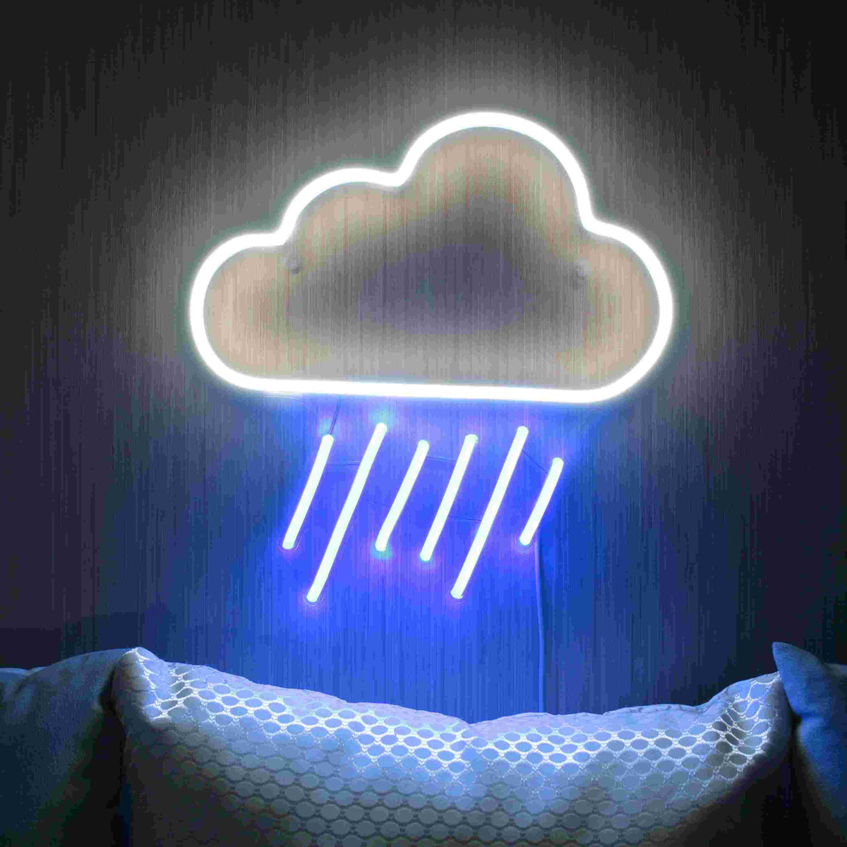 Cloud and Raining LED Neon Sign - JoyatWall