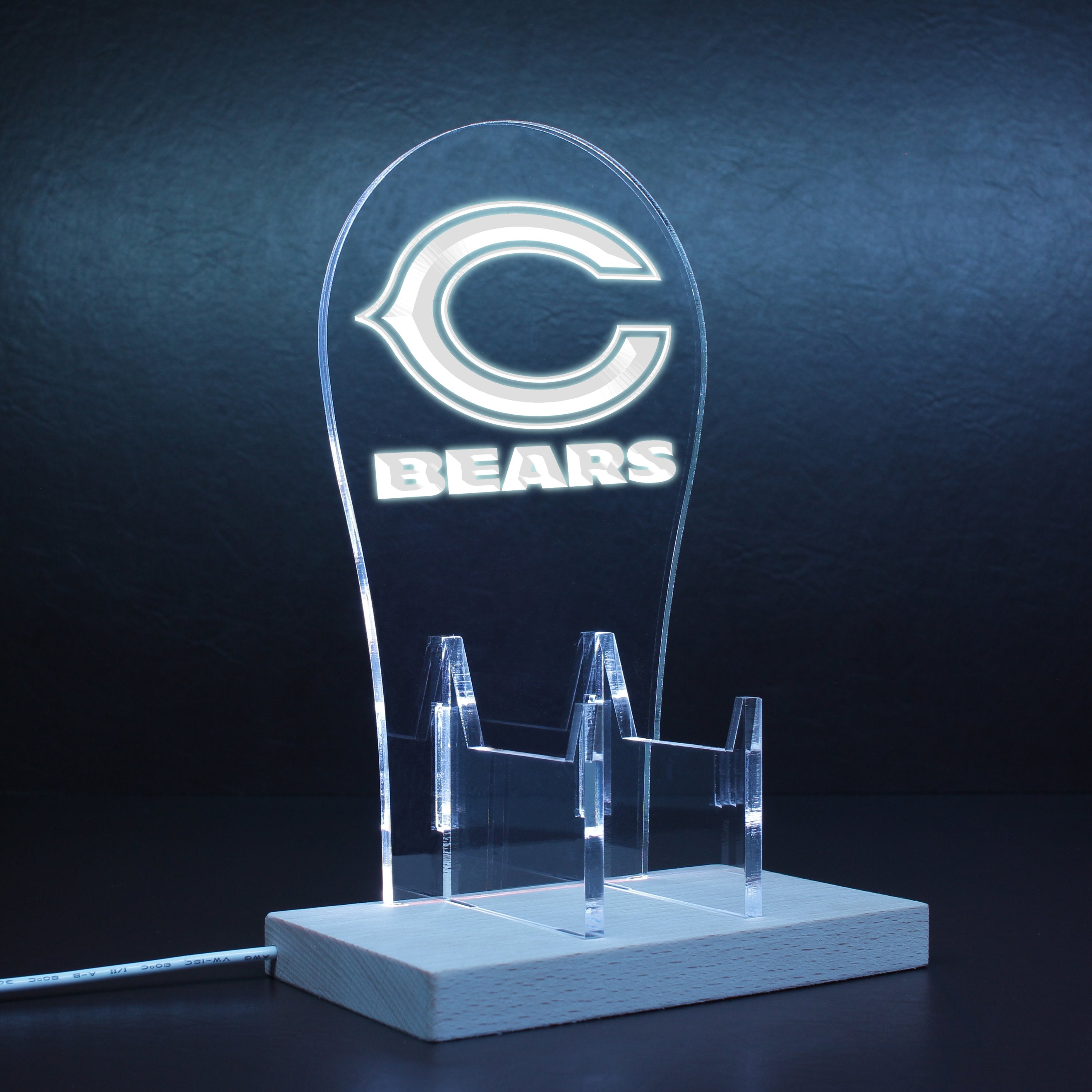 Chicago Bears Super Bowl LED Video Game Controller Stand