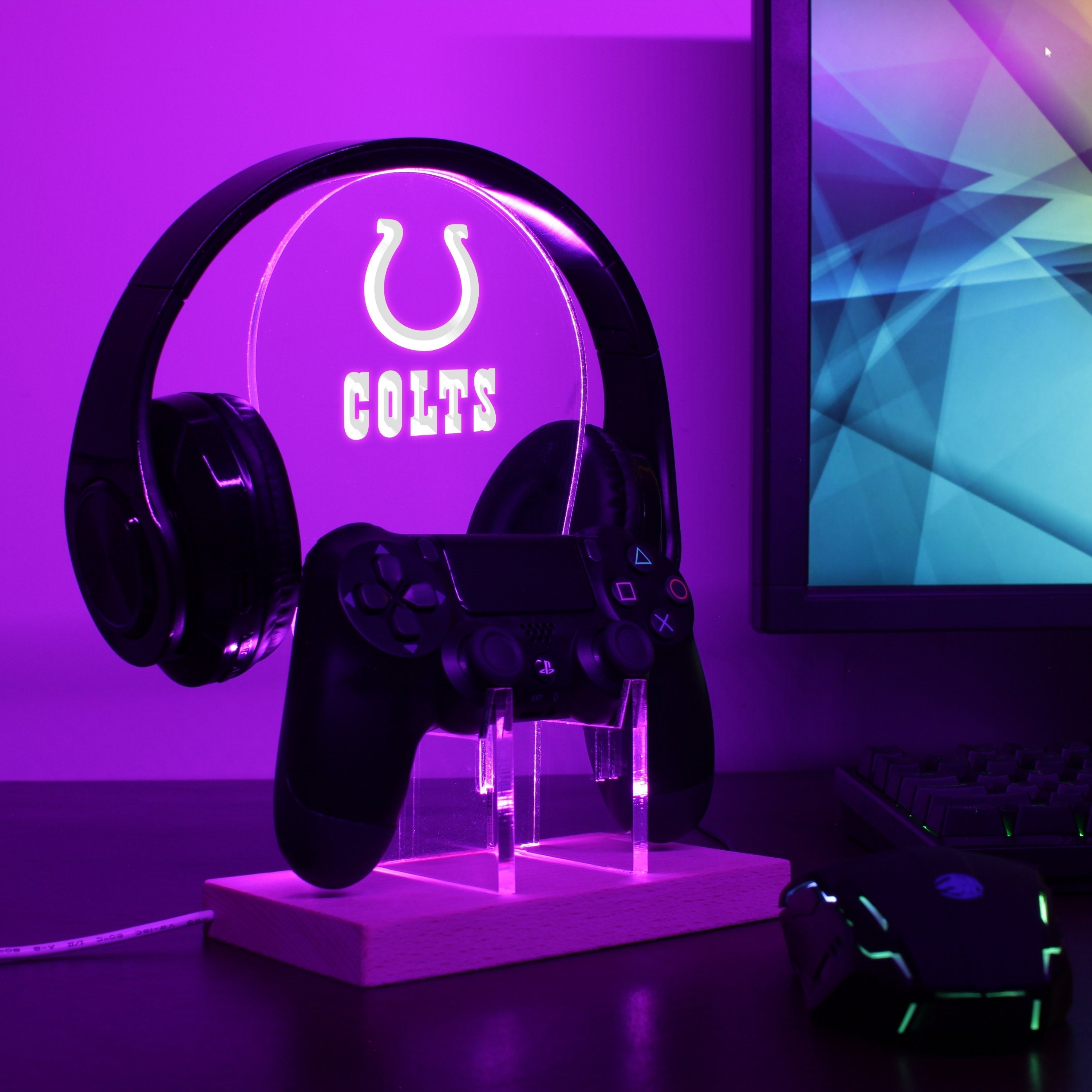 Indianapolis Colts LED Video Game Controller Stand