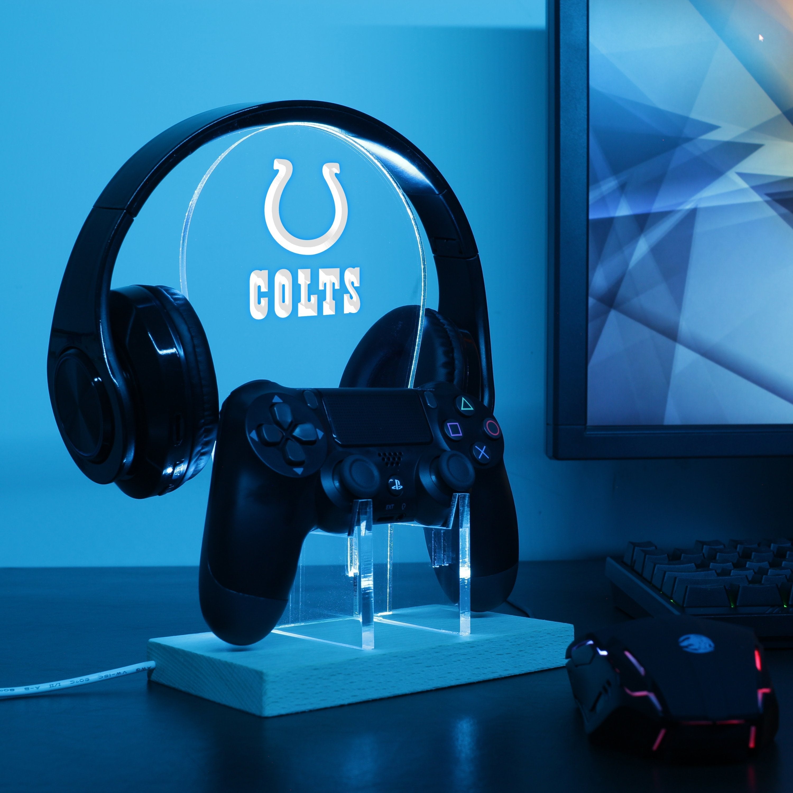 Indianapolis Colts LED Video Game Controller Stand