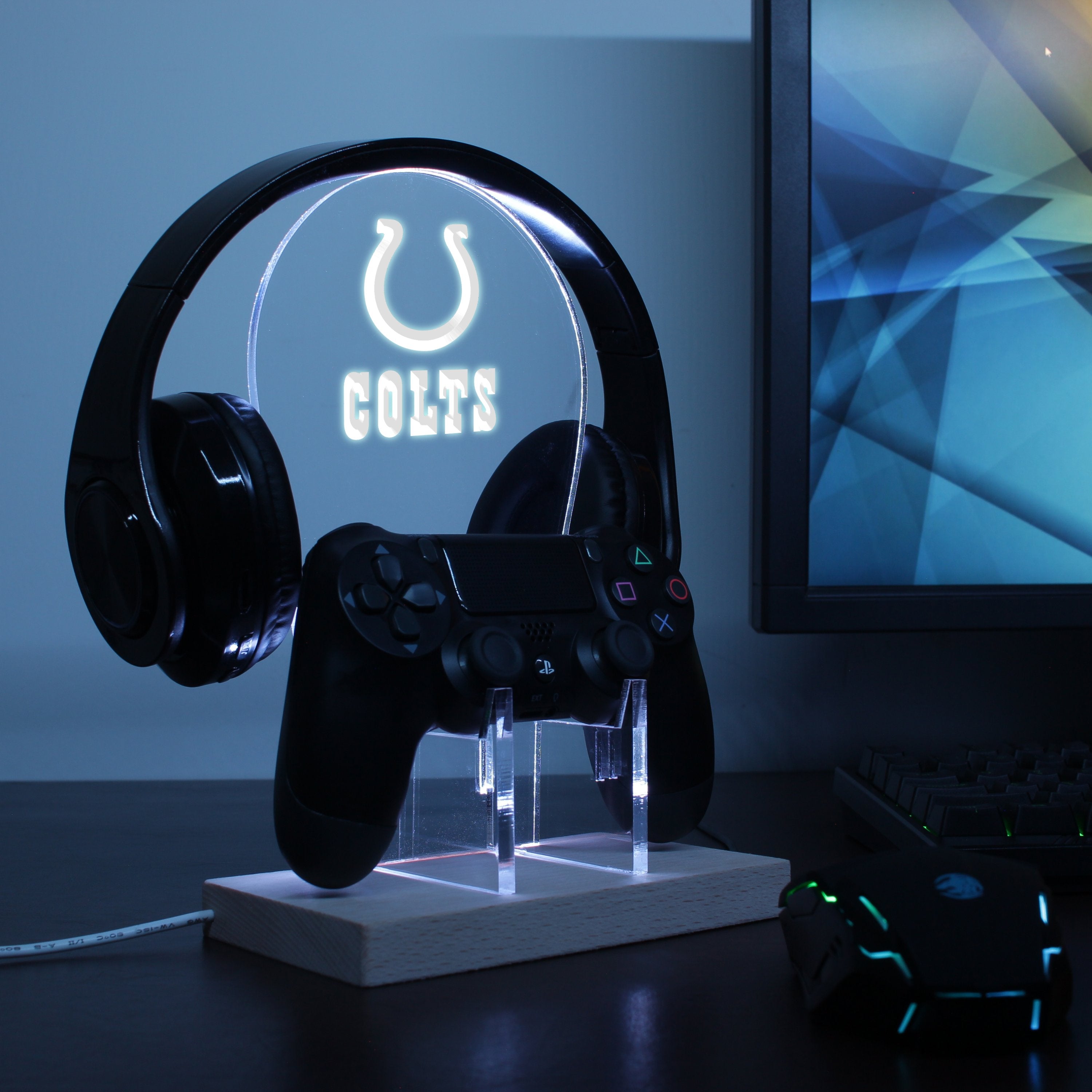 Indianapolis Colts LED Video Game Controller Stand