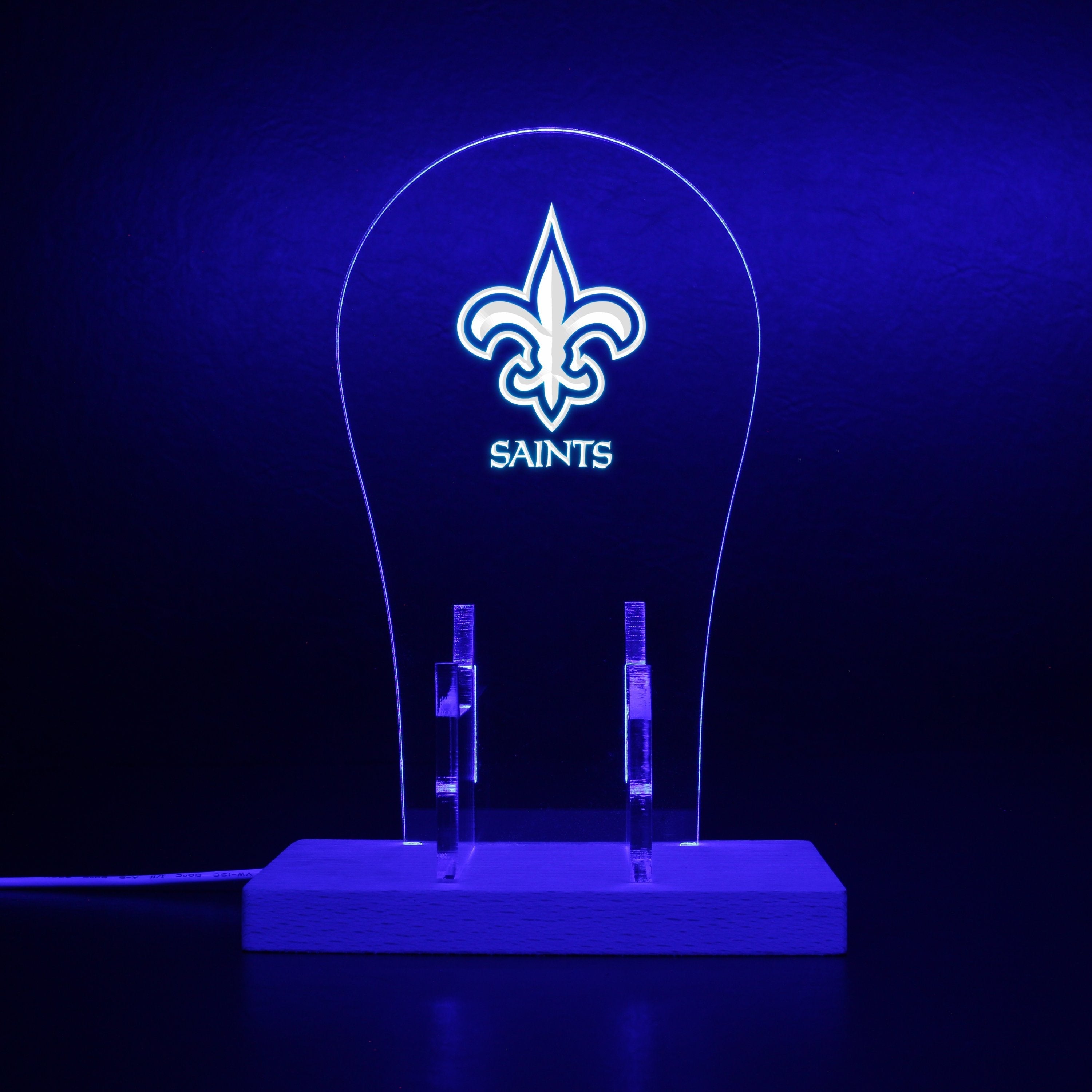 New Orleans Saints LED Video Game Controller Stand