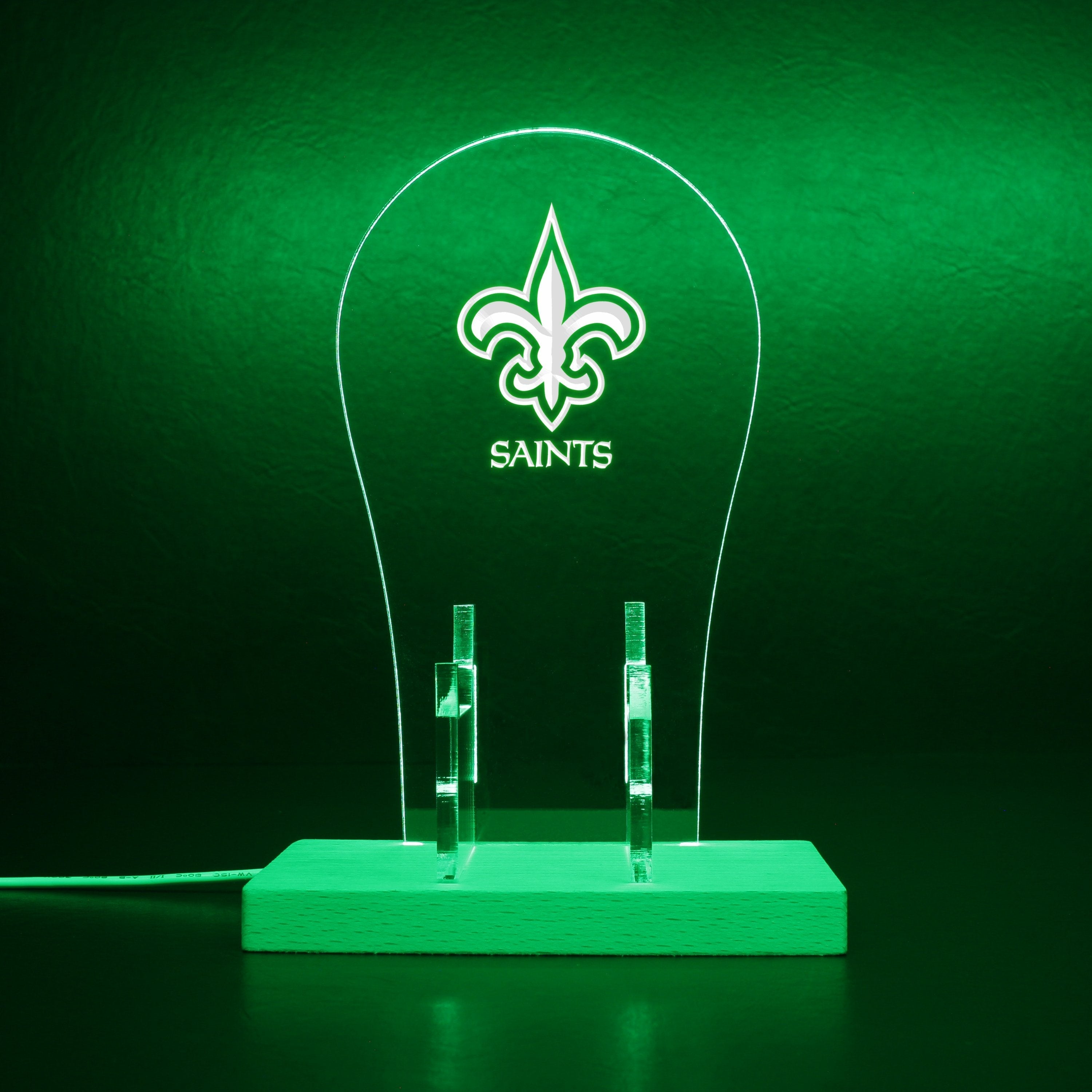 New Orleans Saints LED Video Game Controller Stand