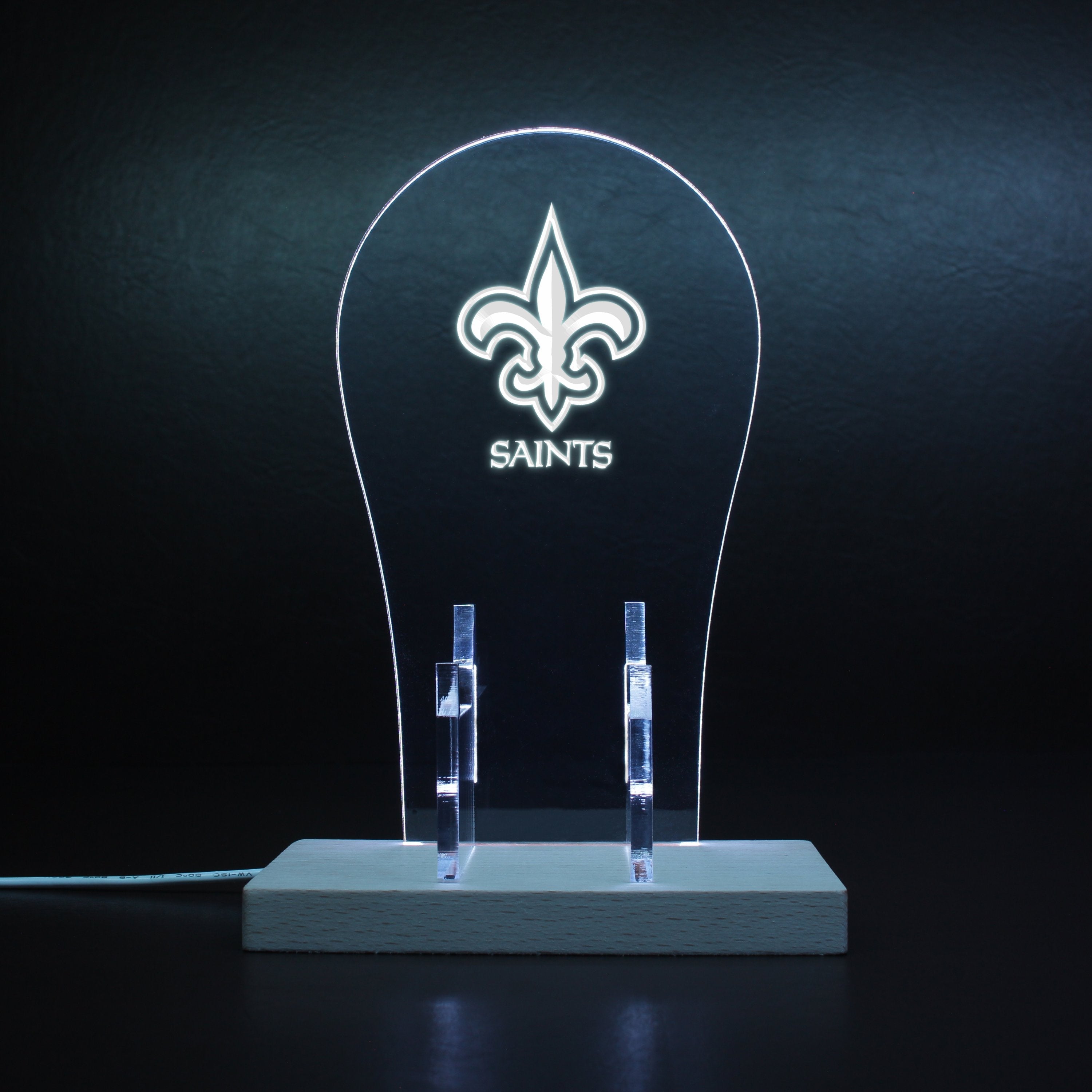 New Orleans Saints LED Video Game Controller Stand