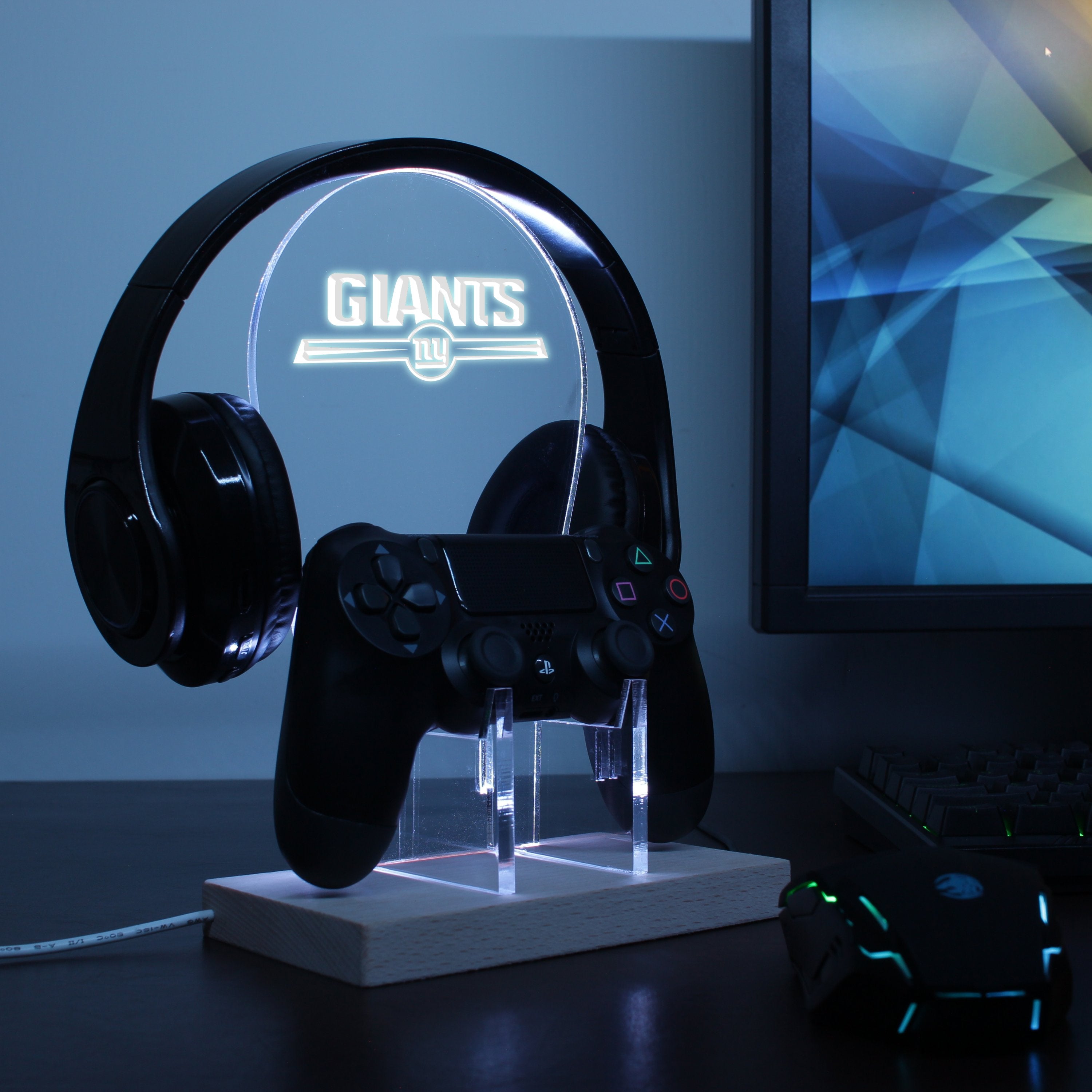 New York Giants LED Video Game Controller Stand