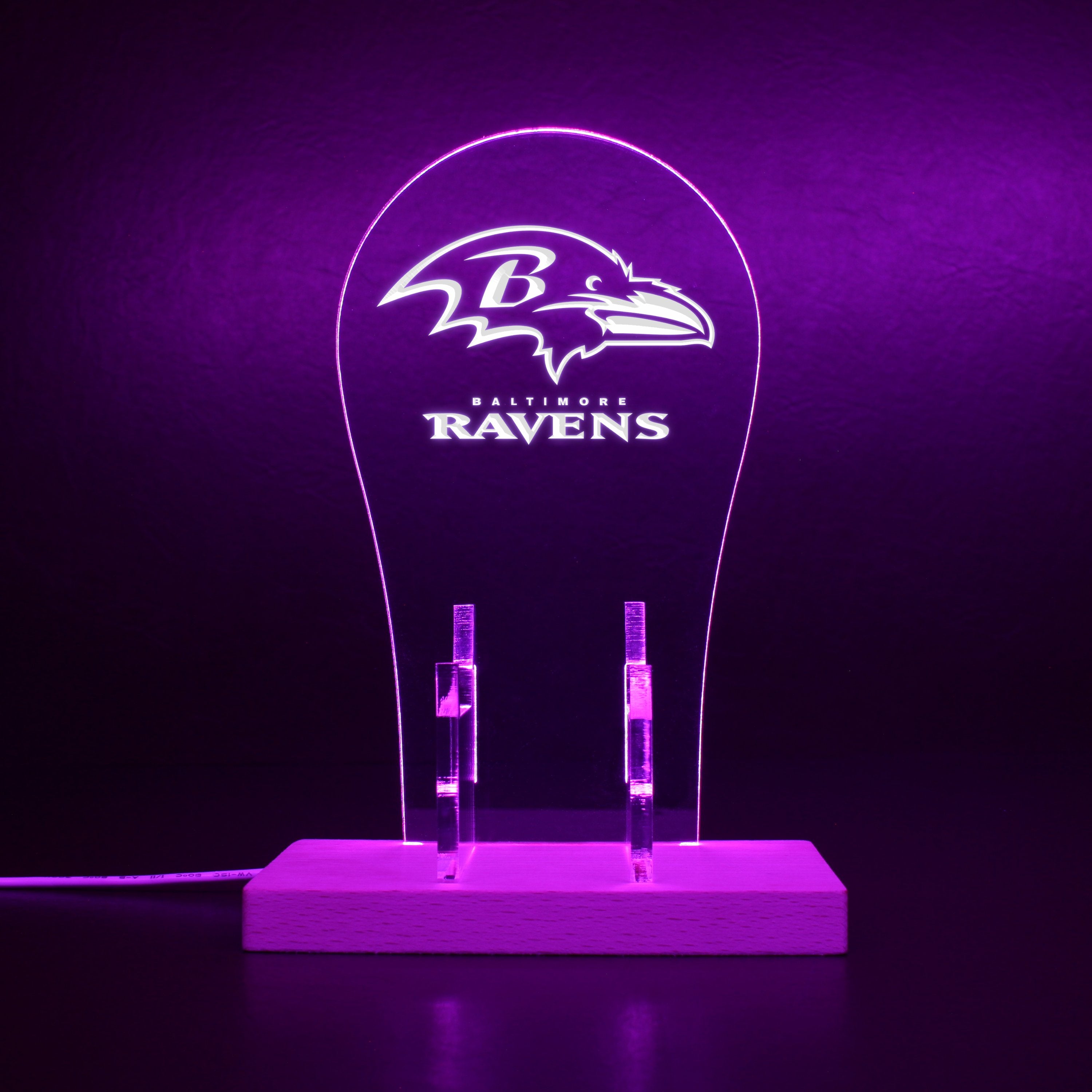 Baltimore Ravens Super Bowl LED Video Game Controller Stand