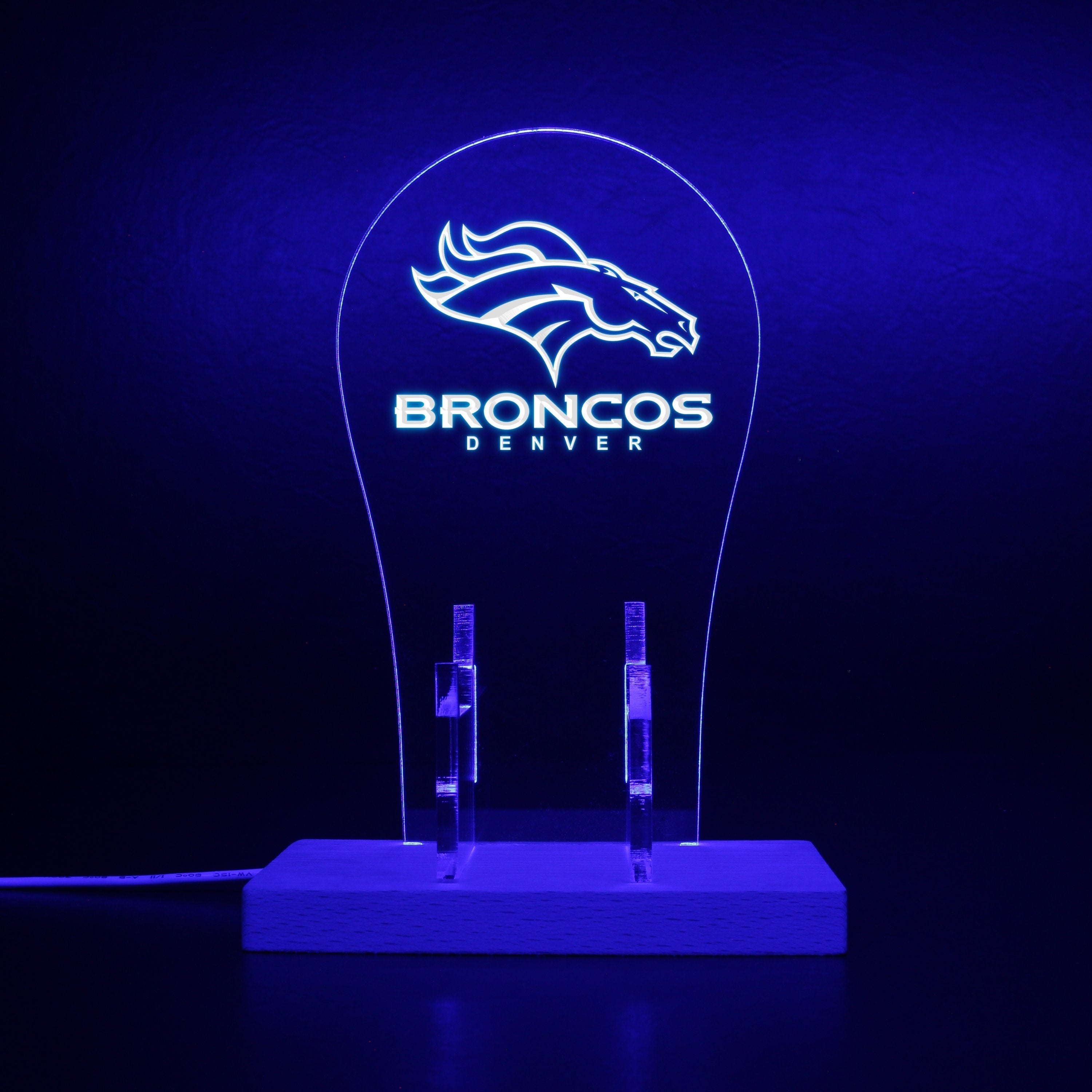 Denver Broncos LED Video Game Controller Stand