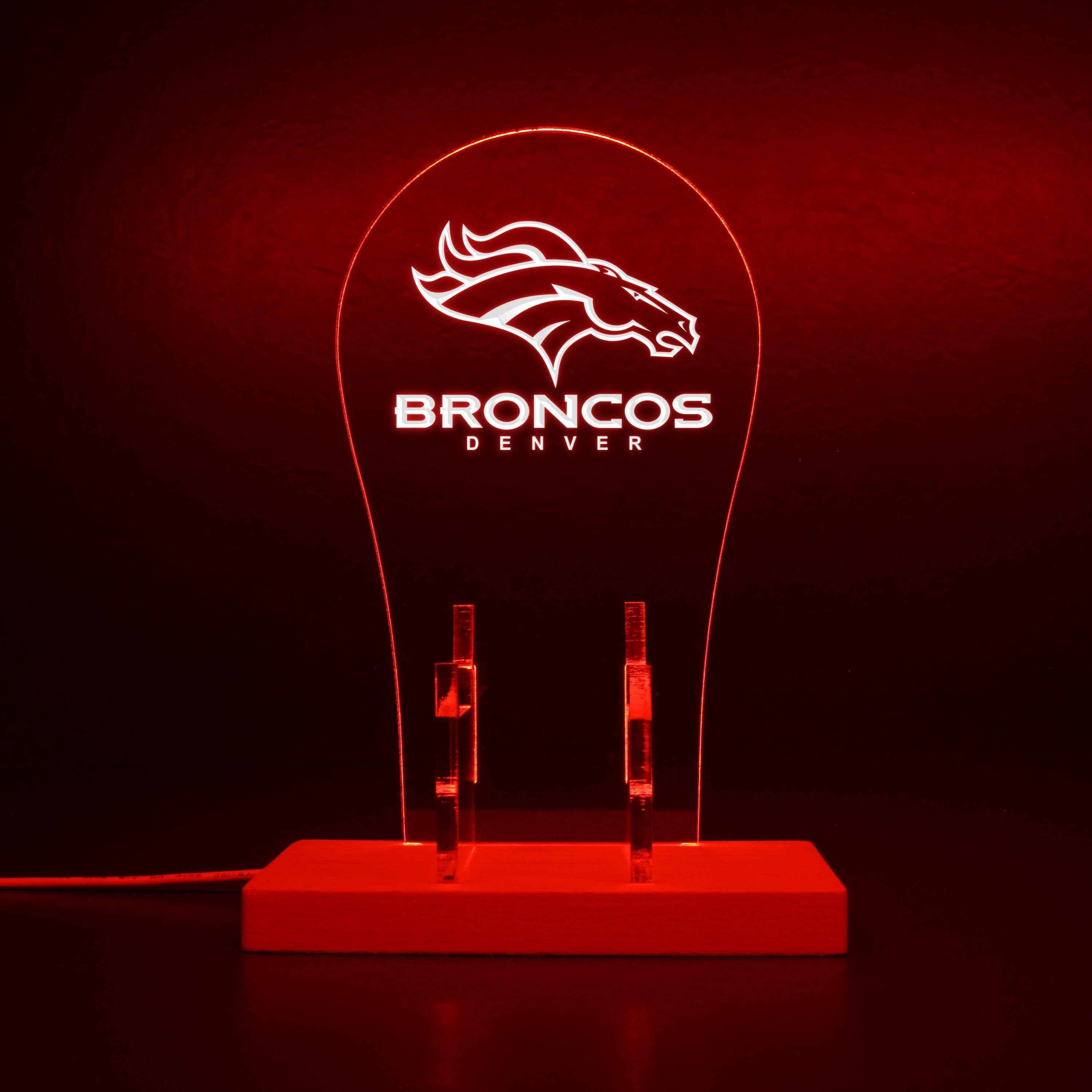 Denver Broncos LED Video Game Controller Stand