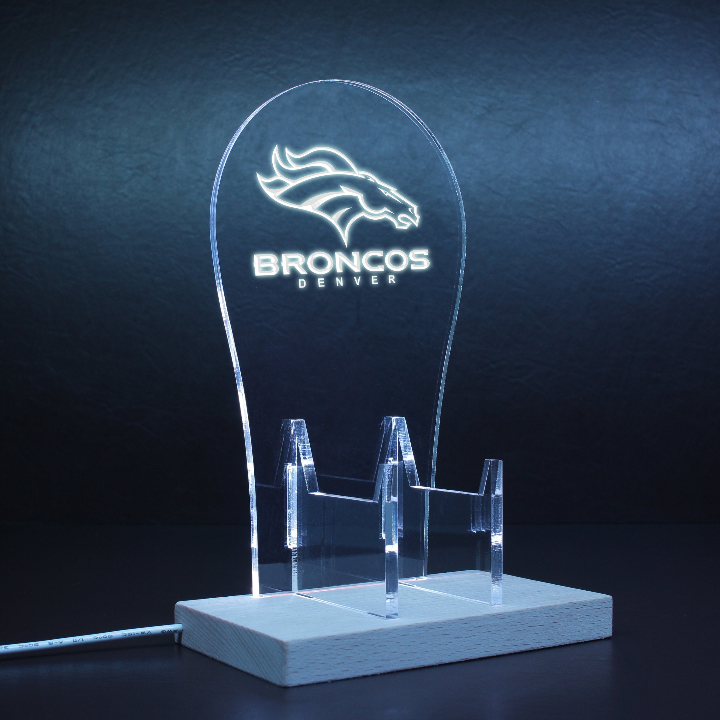 Denver Broncos LED Video Game Controller Stand